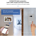 Multi-apartment tuya villa doorphone intercom with wifi , 4 apartments muti-function video interphone security intercom system